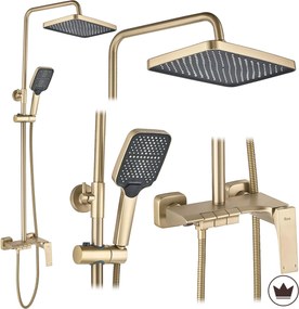 Doucheset PREMIUM REA JOE Brush Gold