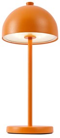 Buitenlamp met dimmer Tafellamp met dimmer oranje incl. LED IP54 oplaadbaar met laadstation - Squirrel Modern IP54 Buitenverlichting rond Lamp