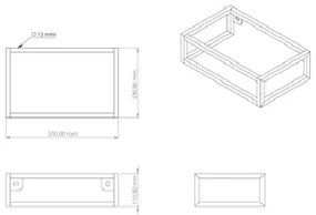 Plieger frame voor Houston fontein mat wit