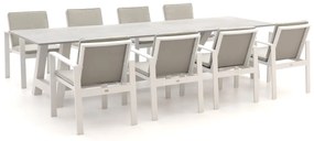 Diningset Bellagio  | 8 personen | Tuinset dekton | 9-delig | Kees Smit Tuinmeubelen