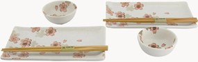 Porseleinen sushiset Sakura, 2 personen, 6-delig