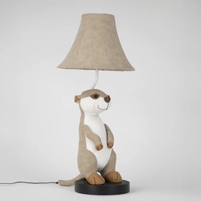 LED Kinder tafellamp stokstaartje beige - Eddie Kinderlamp Binnenverlichting Lamp