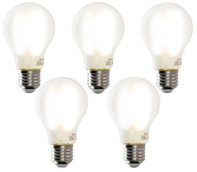 Set van 5 Smart E27 LED lamp A60 mat 7W 806 lm 1800-4000K
