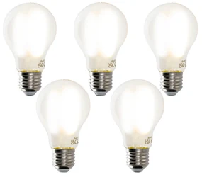 Set van 5 Smart E27 LED lamp A60 mat 7W 806 lm 1800-4000K