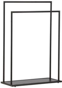 Dubbel Frame Kledingrek Zwart