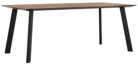Teak Eettafel Met Verjongde Rand 200 Cm - 200 X 100cm.