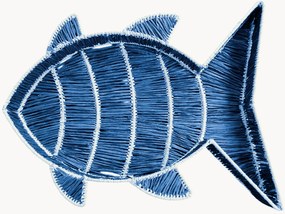 Handgemaakte raffiamand Fish