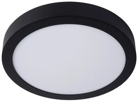 Lucide Brice ronde plafondlamp 30cm 30W zwart