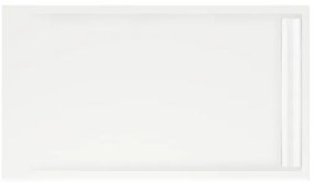 Xenz Easy Tray douchevloer - 140x80x5cm - acryl - zonder gootcover - wit 6943-01