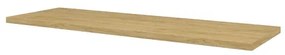 Proline Top afdekplaat dekor 140x46x3.2cm Ideal oak 1228442