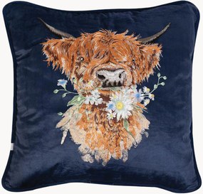 Geborduurde kussenhoes Daisy Coo