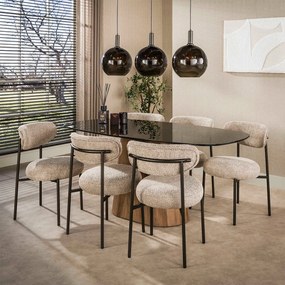 Hanglamp Tricolore 3-lichts Bruin