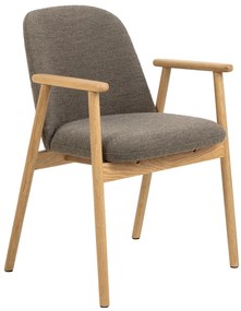 RODERIC Taupebruin (Monza 40)/gelakt - HOUTEN STOEL VOOR WOONKAMER, EETKAMER, KEUKEN RETRO