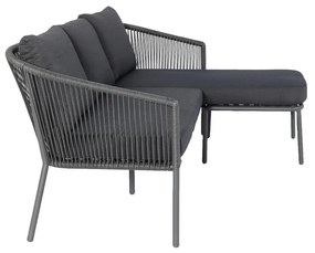 Baratti Chaise Longue Loungeset - Limoges - Antraciet - Rope - Baratti