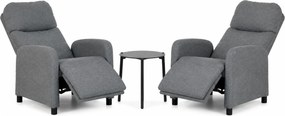 Tuinset 2 personen  Outdoor textiel Grijs Lifestyle Garden Furniture Real/Pacific