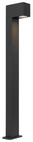 Buitenlamp antraciet met grondpin en kabelmof 80cm IP44 - Baleno Industriele / Industrie / Industrial, Modern GU10 IP44 Buitenverlichting
