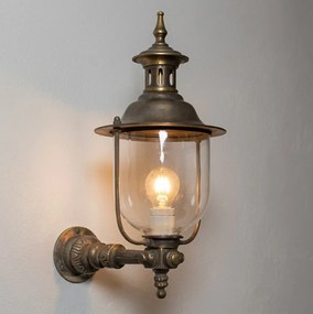 Bronzen buitenlamp Lindau staand L