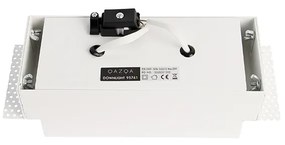 Inbouwspot wit GU10 draai- en kantelbaar trimless 2-lichts - Oneon Modern GU10 Binnenverlichting Lamp