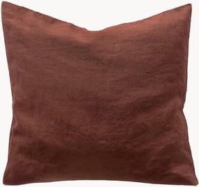 Linnen kussenhoes Chocolate