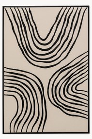Handbeschilderde canvasdoek Bow