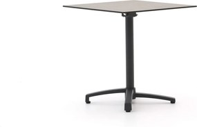 + 15% kassakorting | Inklapbare tafel Bellagio | Vierkant | Tuintafel Kunststof | 70x70cm | 2 personen | Kees Smit Tuinmeubelen