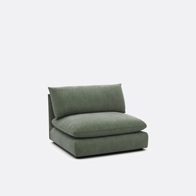 Zitelement voor modulaire sofa, in gestructureerde stof, Malo