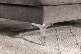 Jörn Reims Sofa - Bank met Chaise Longue - 3-Zitsbank - Grijs Stof - Jorn