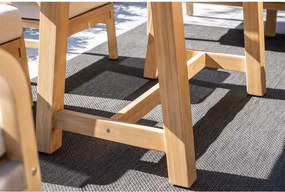Garden Impressions Alora lounge dining set 5-delig links - grey sand