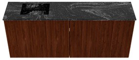Mondiaz Joya DLux 100cm toiletmeubel ruby met wastafel faye links 1 kraangat lava