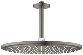 GROHE Rainshower Cosmopolitan 310 Hoofddouche - 31cm - 1 straalsoort - plafondarm 14.2cm - geborsteld hard graphite 26067al0