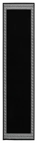 vidaXL Tapijtloper 100x500 cm BCF zwart met motief
