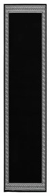 vidaXL Tapijtloper 100x500 cm BCF zwart met motief