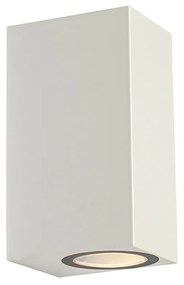 Moderne buiten wandlamp wit kunststof 2-lichts - Baleno Modern GU10 IP65 Buitenverlichting