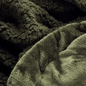 Plaid in fleece en sherpa, Maxine