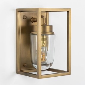 Wandlamp In-&Outdoor Fitzroy Antiek Messing