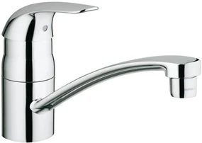 Grohe Euroeco keukenkraan met lage uitloop Chroom