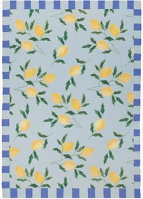 Outdoor platgeweven vloerkleed Lemons