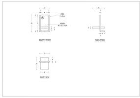 Industriële Wandplank Shelfie E - 20cm X 35cm