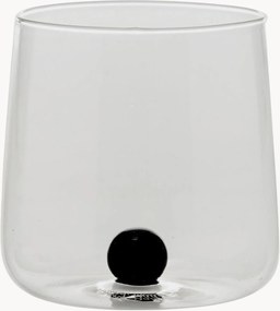 Handgemaakte waterglazen Bilia van borosilicaatglas, 6 stuks