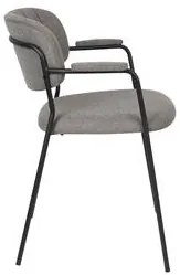 House of Rebels Eetkamerstoel - Roos - Zwart/Grijs - House of Rebels