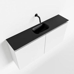 Mondiaz Ture 100cm toiletmeubel talc met wastafel urban midden geen kraangat