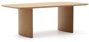 Kave Home Litto Design Eettafel Eiken Deens Ovaal 240 Cm - 240 X 100cm.