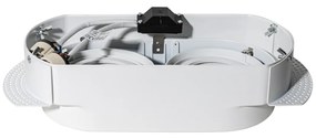 Afgeronde inbouwspot wit GU10 70mm 2-lichts - Hubs Modern GU10 ovaal Binnenverlichting Lamp