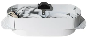 Afgeronde inbouwspot wit GU10 70mm 2-lichts - Hubs Modern GU10 ovaal Binnenverlichting Lamp
