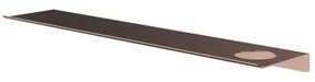 Hotbath &MORE Planchet - 60cm - inclusief bevestigings rails - 1 uitsparing - voor zeepdispenser of beker - Geborsteld koper PVD SH060HBCP