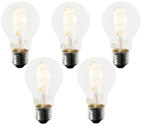 Set van 5 Smart E27 LED lamp A60 4,9W 380 lm 1800-3000K