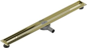 Mexen Flat 360° draaibare behuizing voor lineaire afvoer 90 cm, goud - 1540090