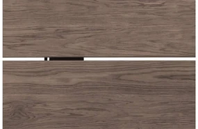 Goossens Excellent Eettafel Floyd, Semi rechthoekig 180 x 100 cm met split