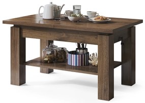 ASTORIA elegant noten, opklapbare salontafel