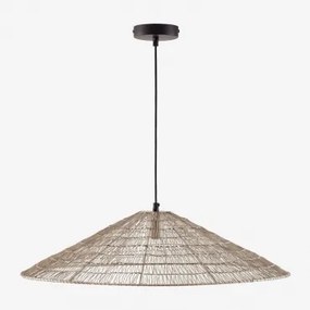 Hanglamp Ø65 Cm Van Ijzer Benilde Beige – Crème - Sklum